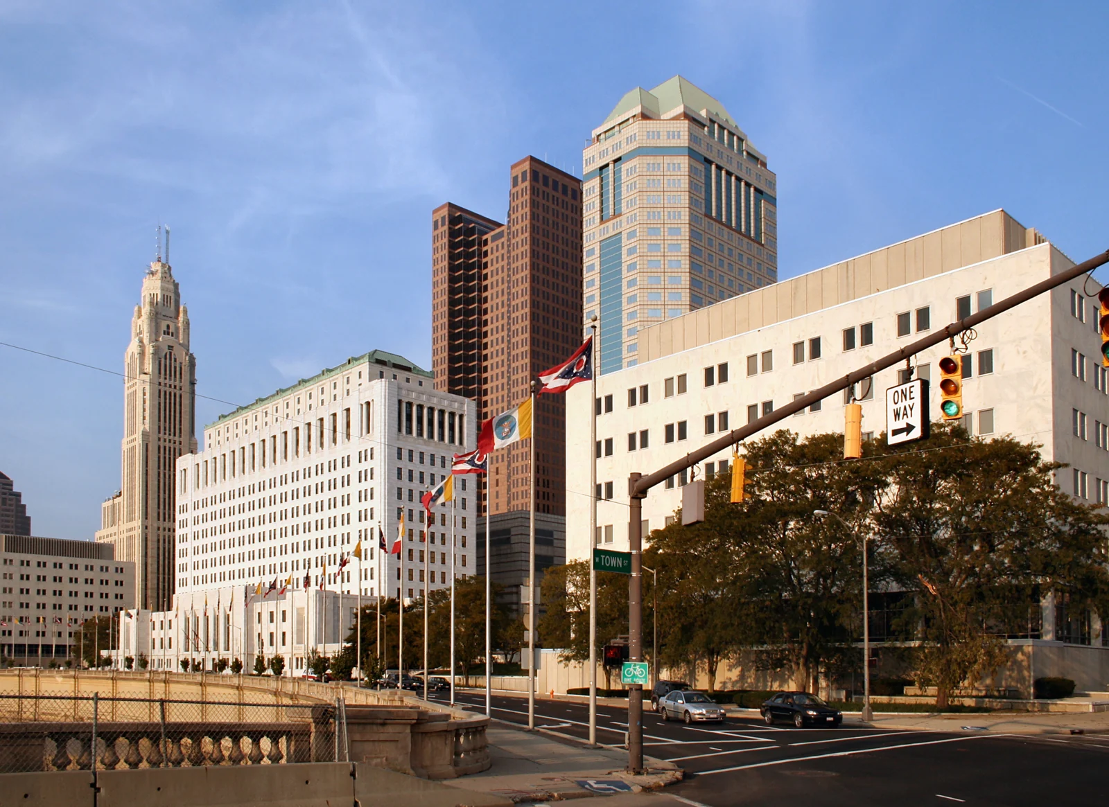 City view of Columbus, Ohio