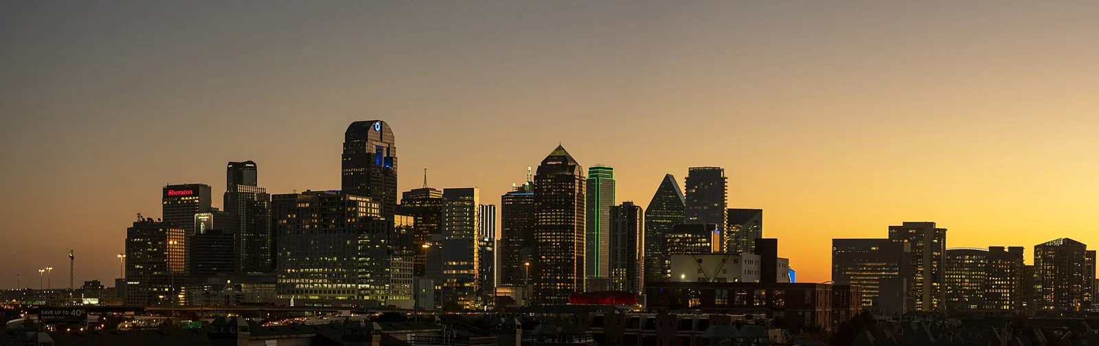 City view of Dallas, Texas