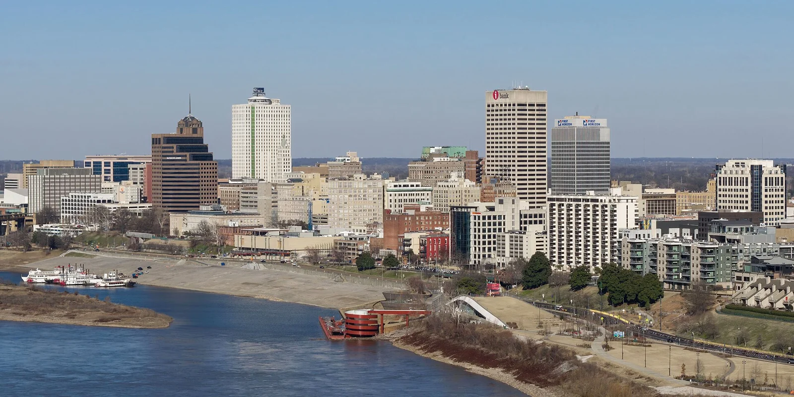 City view of Memphis, Tennessee