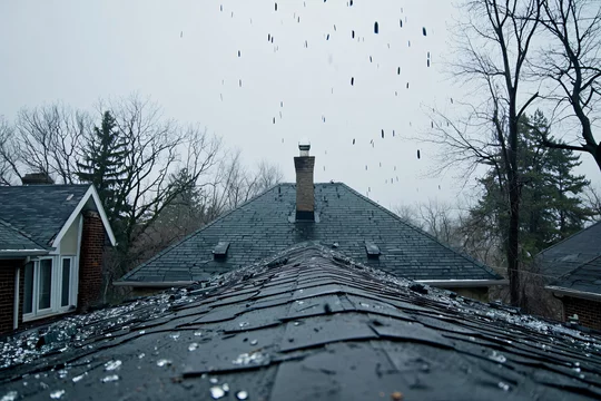 Roof damage assessment in Shakopee